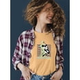 thumbnail image 2 of Tecnicholor Motion Cartoon T-shirt Color Women's -SmartPrintsInk Designs, 2 of 4