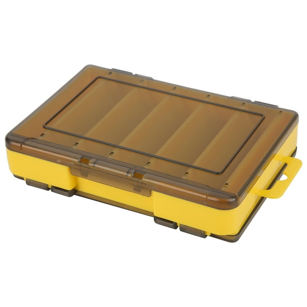 Lure Storage Box, Fishing Supplies Fishing Lure Container Fishing Accessory Fishing  Tackle Boxes Fishing Tool Box For Saltwater Freshwater For Fisherman  Yellow,Black 