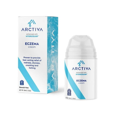 Eczema Cream with 1% Colloidal Oatmeal for Dry & Itchy Skin Relief | TSA-Approved Travel Size Eczema & Atopic Dermatitis Cream Treatment | Patent Pending Hydrosurf Glycolipid Technology | 1.5 fl oz