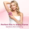 thumbnail image 3 of Electric Razors for Women Legs, 7D Rechargeable Body Shaver, IPX7 Waterproof Wet Dry Electric Shaver, Lady Hair Remover for Face Underarm Pubic, Pink, 3 of 8