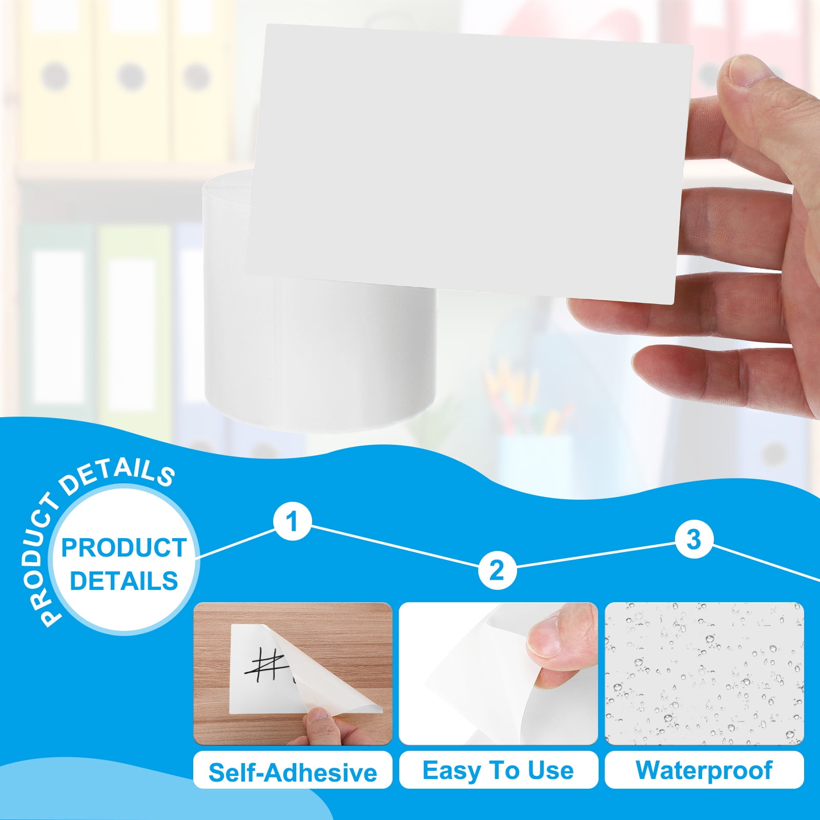 Uxcell Rectangular Color Coding Labels Rectangle Colored Labels Sticker Moving Stickers Label Tags White