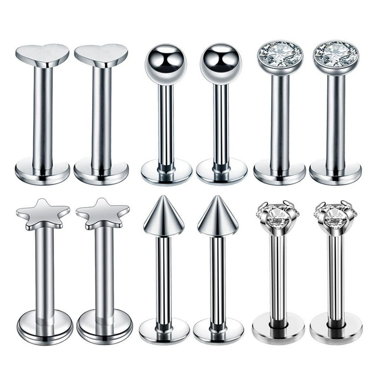 Walmart on sale labret studs