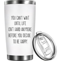 Inspirational Gifts for Women 20 OZ Stainless Steel Tumbler Spiritual Gift for Friends Female Girls Encouragement Motivational Cheer Me Up Gifts Positive Birthday Gifts for Mom Mothers Day