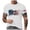 White, variant on UngA USA 250th Anniversary T Shirt, Mens American Flag Shirt 4th of July T-Shirt USA Flag 1776 Patriotic Graphic Tee Short Sleeve Memorial Day Tops (White,M)