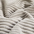 thumbnail image 6 of Fancy Homi 2 Packs Neutral Grey Lumbar Decorative Throw Pillow Covers 12x24 Inch for Living Room Couch Bed Sofa, Farmhouse Home Decor, Soft Striped Corduroy Rectangle Accent Cushion Case 30x60 cm, 6 of 9