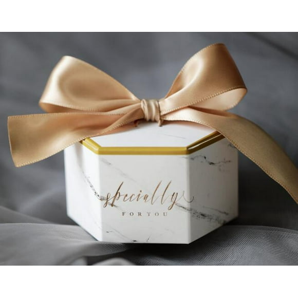 Marble Style Gift Box Baby Shower Birthday Party Candy Box Sweet Chocolate Boxes Wedding Favors Decoration