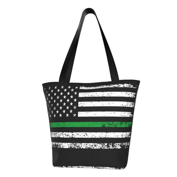 Easygdp American Flag Bolso de Hombro para Mujer, Bolso Bandolera y Cartera de Mano Elegante para Uso Diario