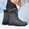 thumbnail image 7 of IUJSOY Snow Boots for Men Waterproof Insulated Work Winter Boots Warm Lined Ankle Hiking Boots, 7 of 7