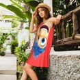 thumbnail image 2 of Lsque inside out 2 Pattern Summer Dresses for Women – Sleeveless T-Shirt Swing Sundress, Perfect for the Beach and Casual Days, 2 of 6