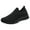 Black, variant on Wide Toe Box Shoes Women Women Platform Sneakers Women’s Slip-On Colorblocked Athletic Sneakers Wide Toe Box Shoes Women(Black,9)