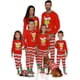 thumbnail image 3 of Christmas Pajamas for Family Matching Pjs Xmas Set Long Sleeve Shirts Striped Pants for Christmas Sleepwear, 3 of 4