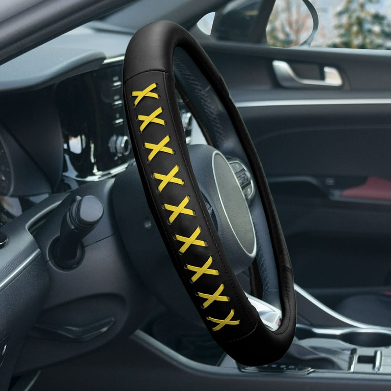Yellow steering outlet wheel cover