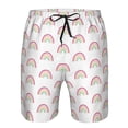 thumbnail image 3 of Logiee Rainbow Print Mens Swim Trunks Quick Dry Board Shorts,Breathable Hawaii Beach Shorts Swimwear Bathing Suits-Medium, 3 of 6