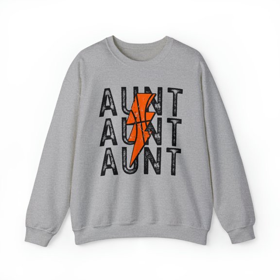 Basketball Aunt Sweatshirt, Gifts, Crewneck