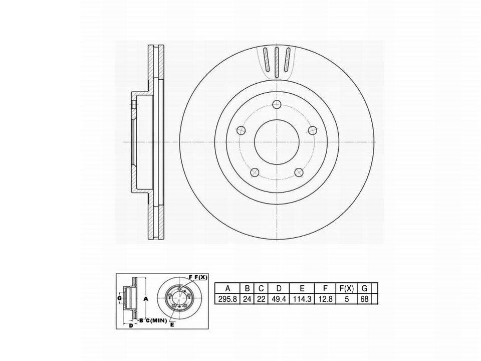 Winstop Brake Kits, Front WSK426, INFINITI I35 2004-2002