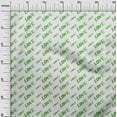 thumbnail image 3 of oneOone Cotton Jersey Green Fabric Writing Love Diy Clothing Quilting Fabric Print Fabric By Yard 58 Inch Wide, 3 of 4