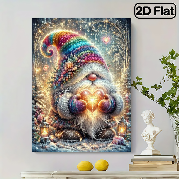2D flat, 500-piece vertical paper jigsaw puzzle, suitable for family entertainment, Halloween, Thanksgiving, Christmas, size 15*20.5 inches