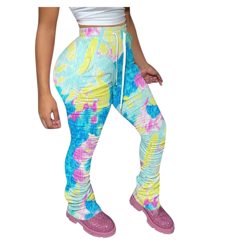 Tie Dye Wide Leg Yoga Pants