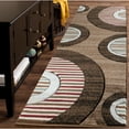 thumbnail image 5 of MDA Home Glamour Gray/Black/White Polypropylene Area Rug - 8'1" Round, 5 of 5
