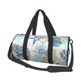 thumbnail image 1 of Fotbe Algae Corals and Seashells Bolsa Deportiva de Lona Plegable con Estampado, Bolsa de Gimnasio con Bolsillo Seco/Húmedo, Bolsa de Viaje Ultraligera de Gran Capacidad, 1 of 6