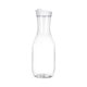 thumbnail image 2 of pstuiky Jarra de agua de plástico con tapa abatible recipientes para jugos jarra de plástico transparente para agua té helado jugos bebidas frías y bebidas de bar., 2 of 6