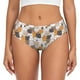 thumbnail image 1 of Balery Cute Cats Ropa Interior de Algodón para Mujer con Dibujo – Braguitas Cómodas y Elásticas, Estilo Clásico-4X-Large, 1 of 6
