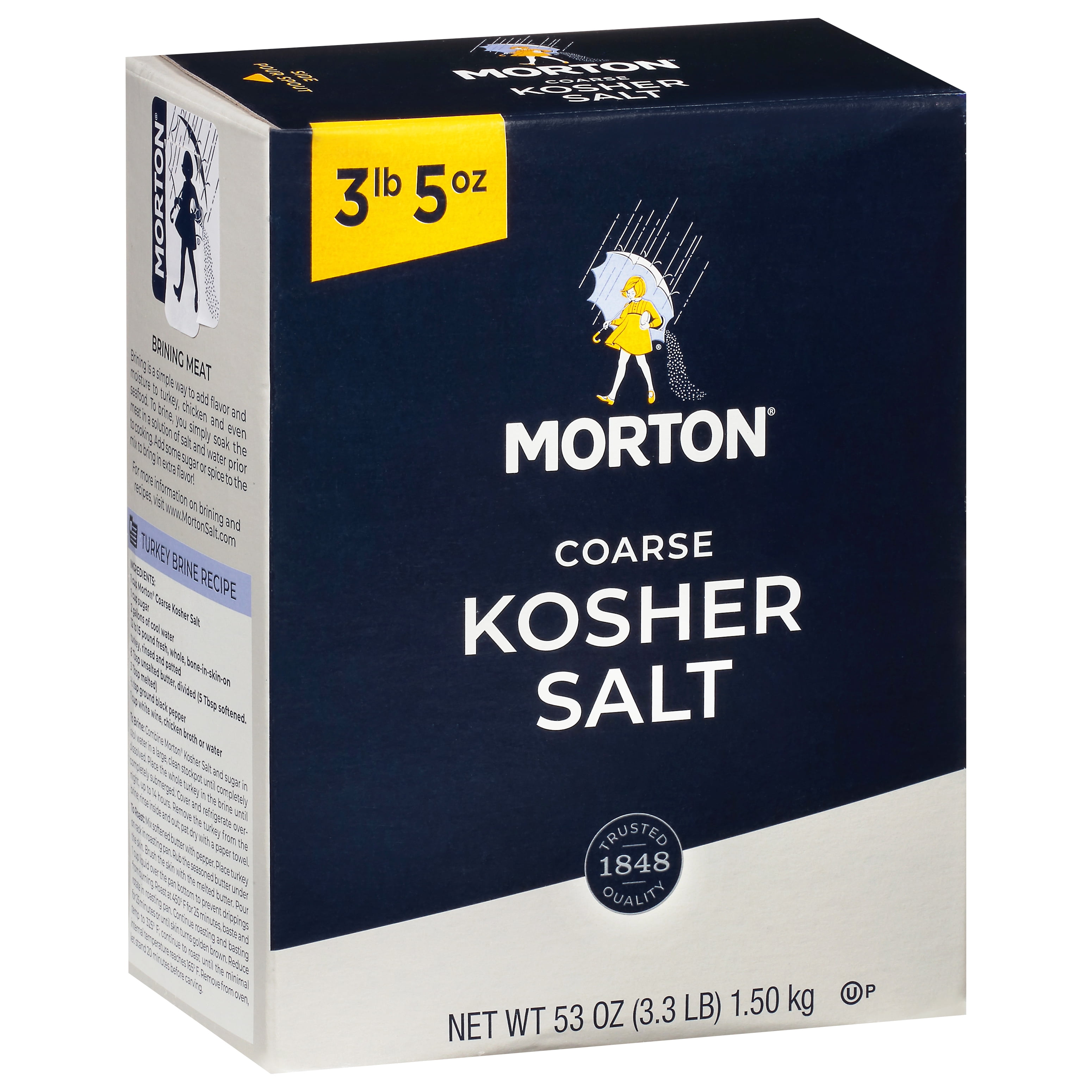 Morton Salt Rock 4 Lb Pack Of 2 W/ Custom F.O.Y Measuring Spoon and Clip