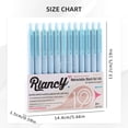 thumbnail image 3 of Blue Wheat Straw Gel Pens 12 Pack Retractable Fine Point Writing Pens Black Ink Aesthetic Pens for Office Journaling, 3 of 5