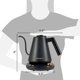 thumbnail image 5 of Hervidor de agua Elite Gourmet EKT3001 1L Digital 304 de acero inoxidable, 5 of 6