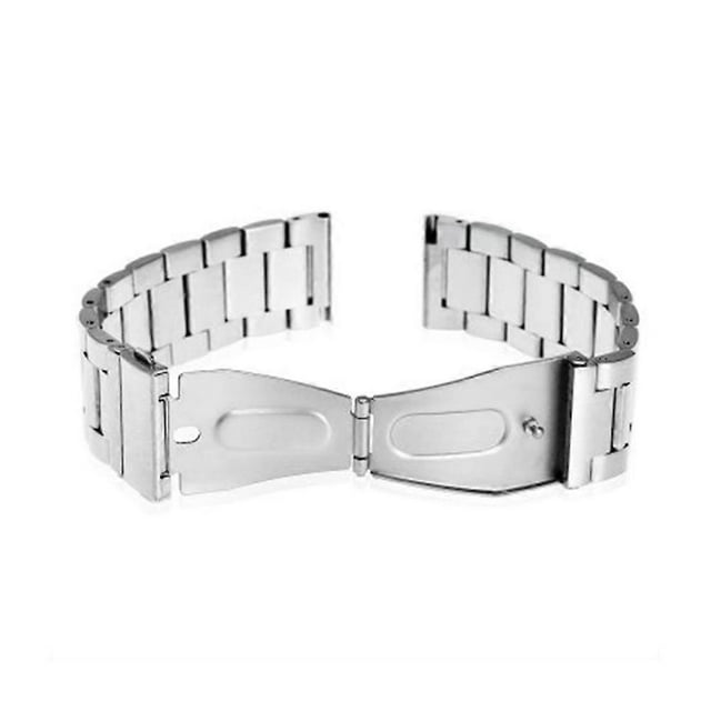 Stainless Steel Wristband Sports Strap Designed For Watch Active For Casual Social Occasions In Silver Color 1Set