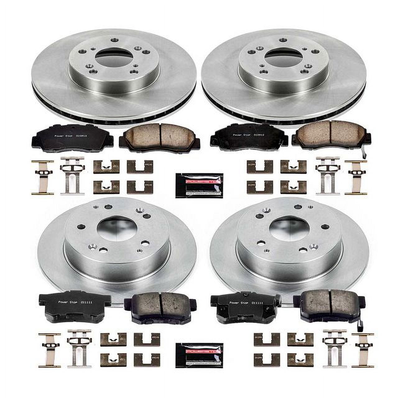 Autospecialty KOE1042 Stock Replacement Brake Kit - Front and Rear