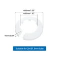thumbnail image 2 of 11PCS Pipe Cover Decor 2in/50mm Flange Pipe Cover Decor PP Plastic, White, 2 of 6