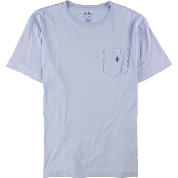 Camiseta básica personalizada Ralph Lauren para hombre azul XXL