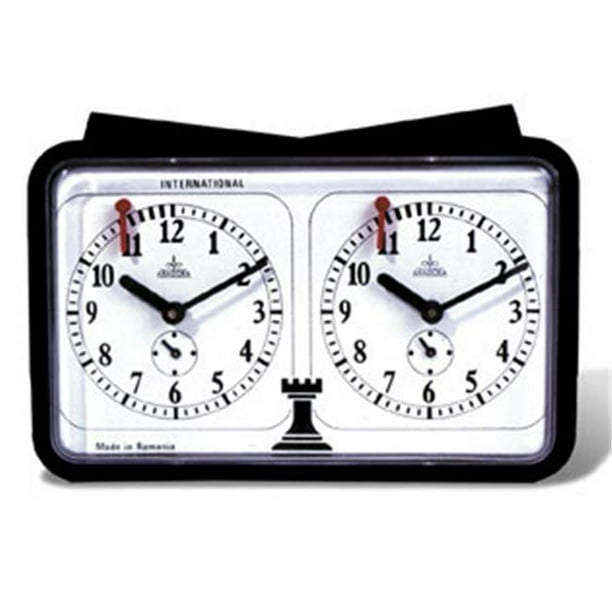 Sunnywood 3246B Horloge en Plastique Mécanique d'Échecs