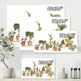 thumbnail image 4 of Designart ' Indoor House Plants Urban Jungle in Flowerpots I ' Traditional Canvas Wall Art Print, 4 of 4
