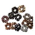thumbnail image 1 of Cuerda para el cabellero con estampado de y lazo elástico para el cabellero de 13 piezas Yuyangstore Scrunchie con estampado de leopardo para mujer, 1 of 8