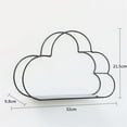 thumbnail image 2 of BinKFF Cloud Shape Floating Shelves Wall Decor, Metal Wire and and Wood Wall Mounted Large Space Storage Shelf Home Decorations Art for Bedroom Living Room Kitchen Bathroom, 2 of 3