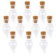 thumbnail image 1 of 10 Uds Vial colgante miniatura vidrio vacío deseando botellas viales DIY joyería jinwen minibotella, 1 of 2