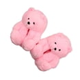 thumbnail image 1 of Jumpingount Zapatillas de oso de peluche para mujer, zapatos de invierno, calzado térmico para niñas, zapatillas de animales adorables para Calzado Rosa, 1 of 6
