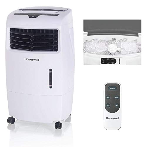 Honeywell 500 Cfm Indoor Portable Evaporative Cooler With Fan Humidifier Carbon Dust Filter Remote Control Cl25ae Walmart Canada