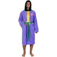 thumbnail image 4 of DC Comics Batman Men's Joker Jacket Hooded Fleece Robe (One Size), 4 of 4