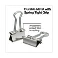 thumbnail image 3 of Binder Clips In Dispenser Tub, Small, Silver, 40/pack | Bundle of 2 Packs, 3 of 5