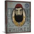 thumbnail image 1 of Global Gallery's 'Fisherman VI Old Salt Whiskey' By Ryan Fowler Stretched Canvas Wall Art, 1 of 4