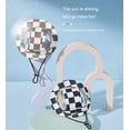 thumbnail image 4 of Dalrosia Plaid Pattern Dog Hat with Ear Hole Round Brim Dog Puppy Cat Sun Hat Bucket Hat Outdoor Sun Protection Pet Caps for Small Medium Cats Dogs Kitten, 4 of 6