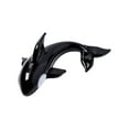 thumbnail image 3 of bedienty Animal Table Display Cute Glass Whale Sculpture For Office Centerpiece Smooth In Touch Desktop Statue Style D, 3 of 6