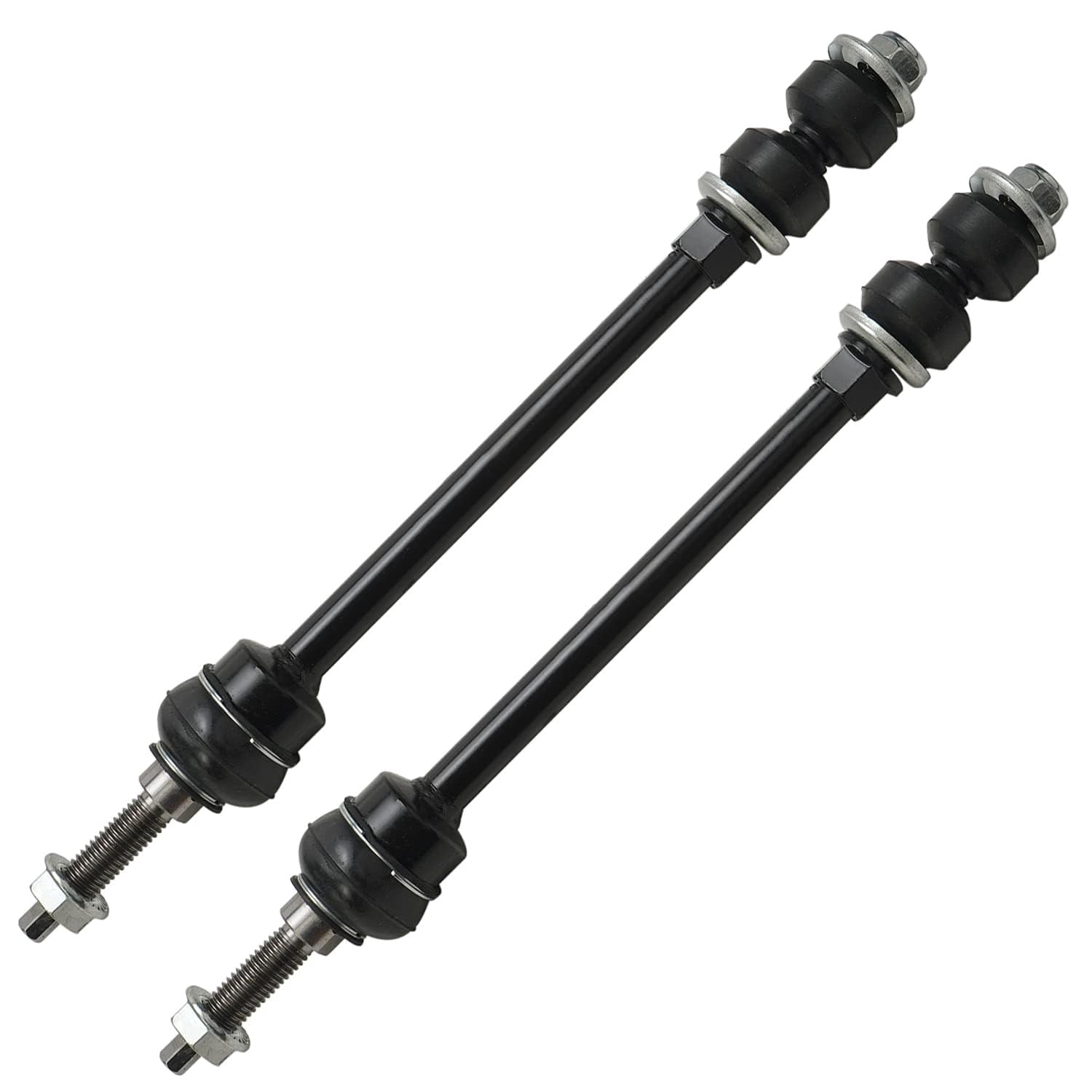 Detroit Axle - Front 14pc Suspension Kit for 4WD 2002-2005 Dodge Ram 1500, 2 Wheel Bearing Hubs 2 Control Arms 2 Ball Joints 4 Tie Rods 2 Sway Bars 2 Boots 2002 2003 2004 2005 Replacement