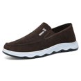 thumbnail image 2 of Coffee Men'S Stylish Slip On Cloth Shoes Soft Sole For Leisure Activities, 2 of 9