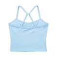 thumbnail image 5 of uvwlwu Women's Y-Back Workout Tank Top Built-In Shelf Bra Sleeveless Stretchy Breathable Yoga Running Gym Activewear,S, 5 of 6