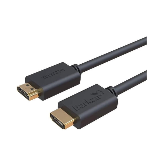 Cable HDMI Barkan 4K Ultra HD 1.2m 6' Negro
