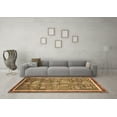 thumbnail image 3 of Ahgly Company Indoor Rectangle Oriental Brown Modern Area Rugs, 5' x 7', 3 of 4
